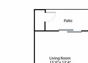 aspen 1 bedroom 1 bathroom floor plan